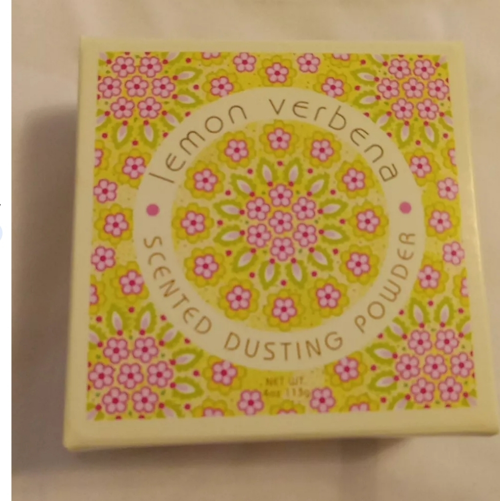 Greenwich Bay LEMON VERBENA Dusting Powder~After-Bath Body Powder~Made USA